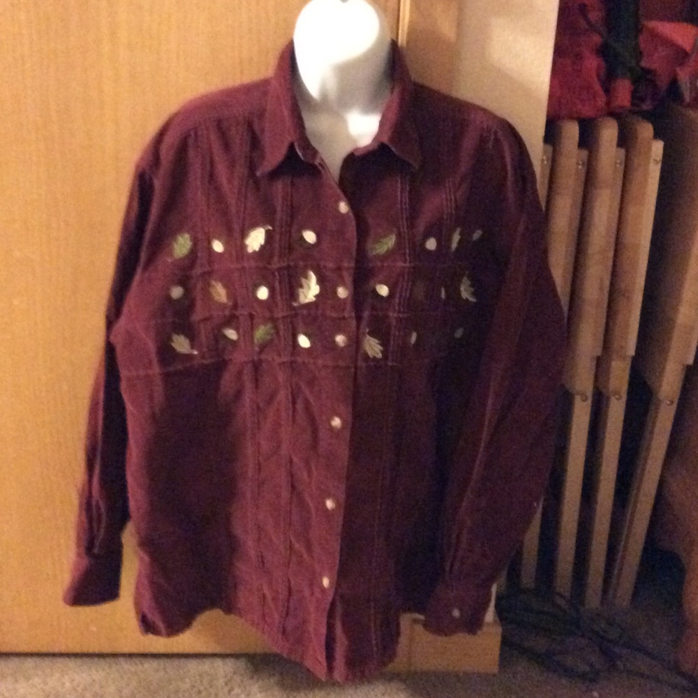 Mandal Bay Cordouroy Shirt/jacket, Size Large/XL